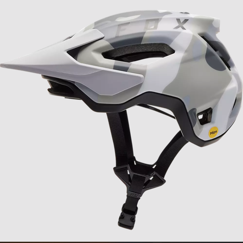 Fox Clothing Speedframe Camo Mountain Bike Helmet in Grey -4